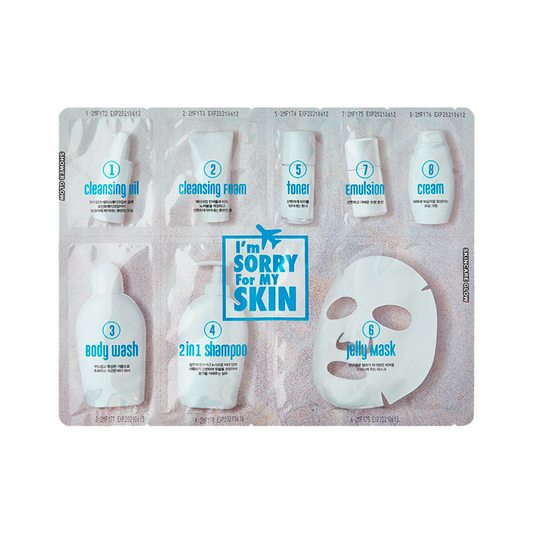 Mascarilla de gel de 8 pasos para viajar