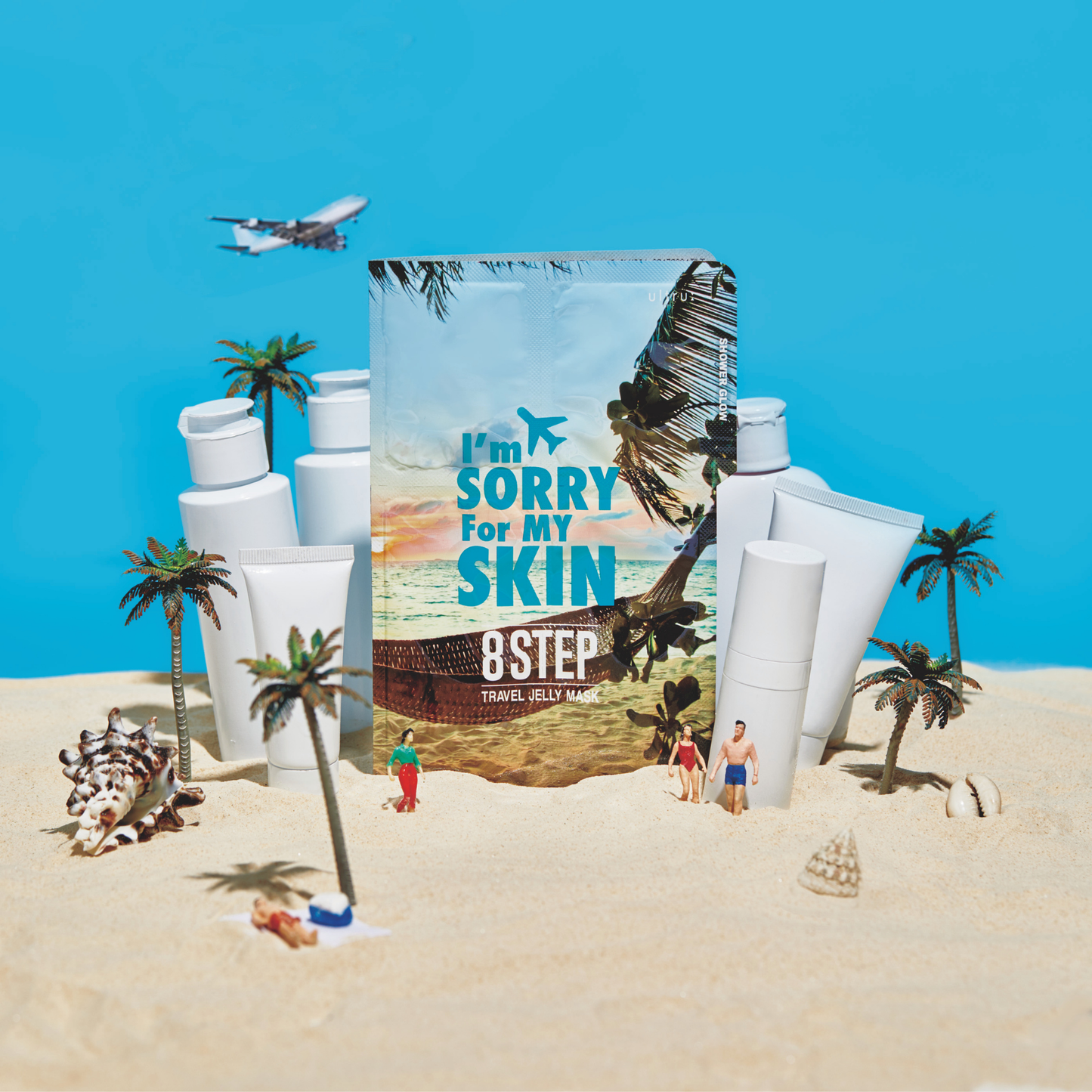 Mascarilla de gel de 8 pasos para viajar
